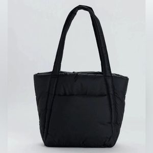 Baggu Puffy Mini Tote in Black